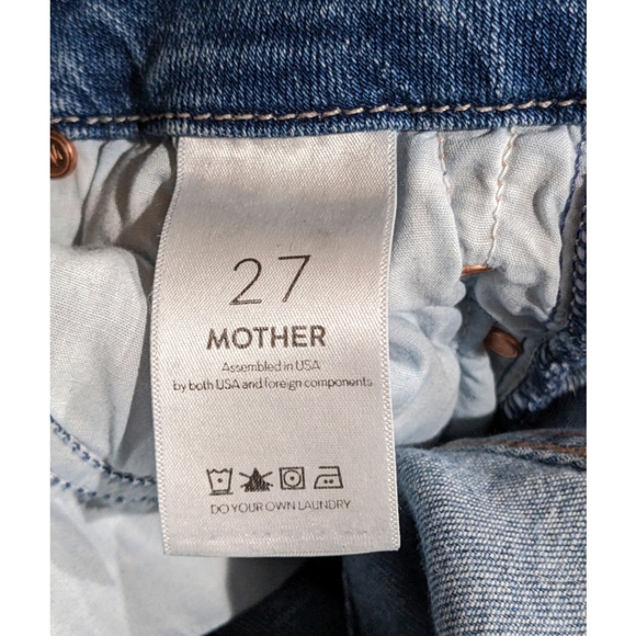 Like New Mother The Looker Ankle Fray A Groovy Kind of Love Jeans Size 27 - Picture 5 of 5